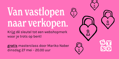 Van vastlopen naar verkopen - gratis webinar 27 mei