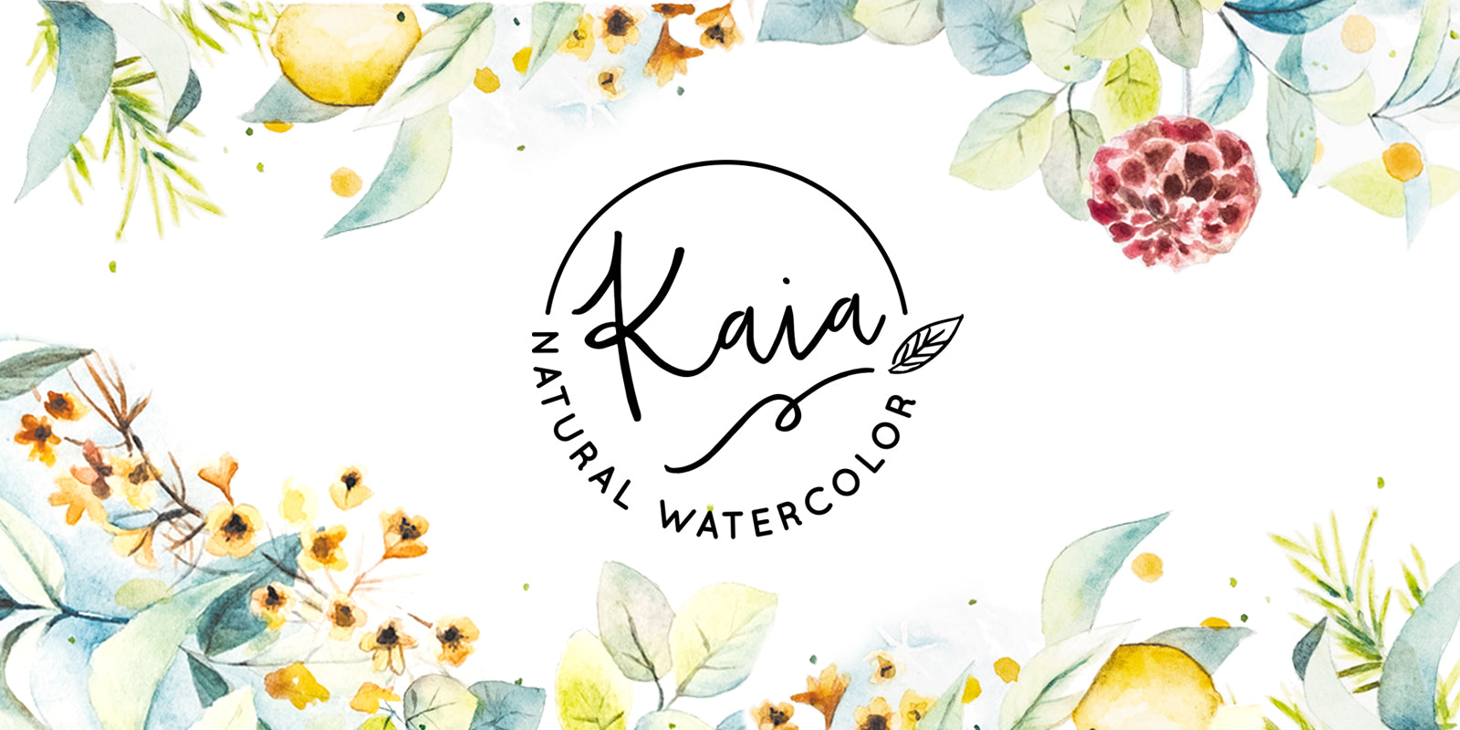 Casestudy: Kaia Natural Watercolor branding & webshop