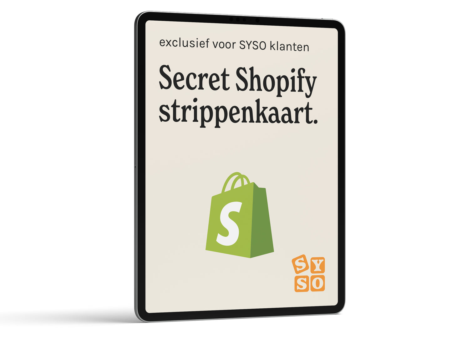 Secret Shopify strippenkaart - Sell your stuff online