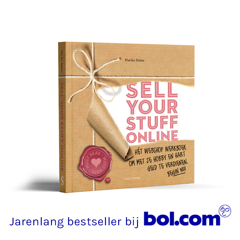 Bestseller webshop werkboek Sell your stuff online