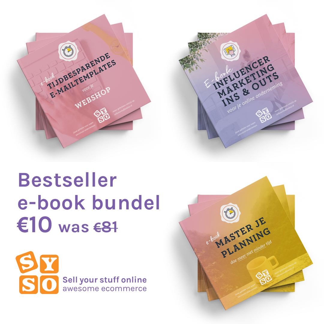 Bestseller e-book bundel - Sell your stuff online